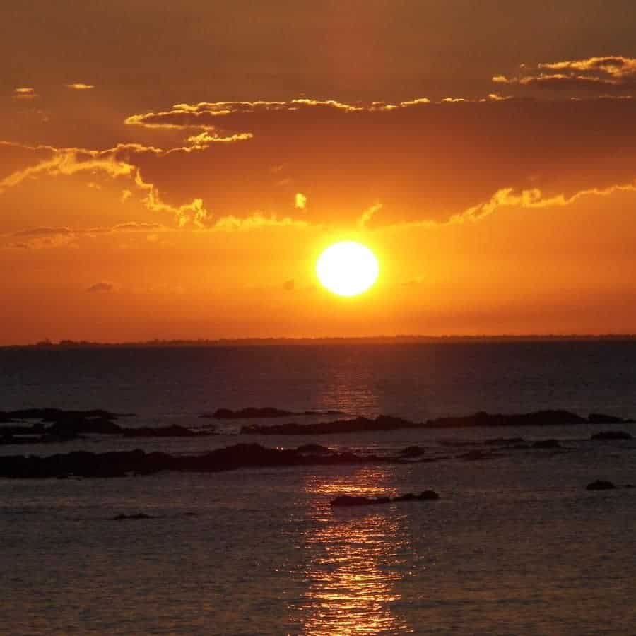 Sunset From The Esplanade Hervey Bay