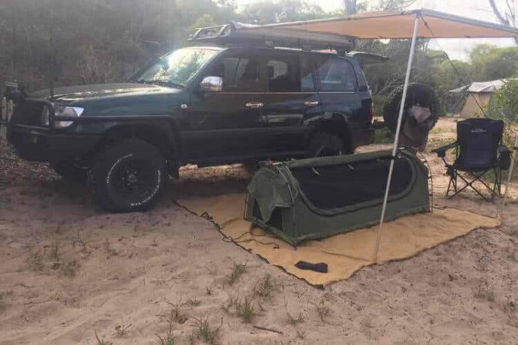 beach front camping