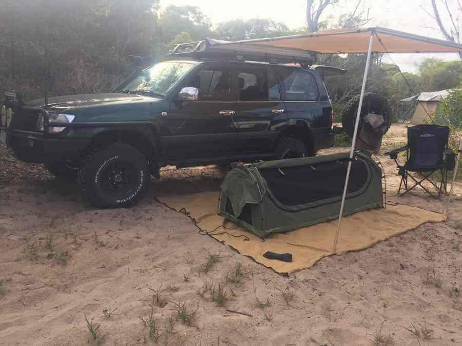 beach front camping