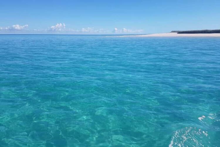 Swimming at Fraser Island