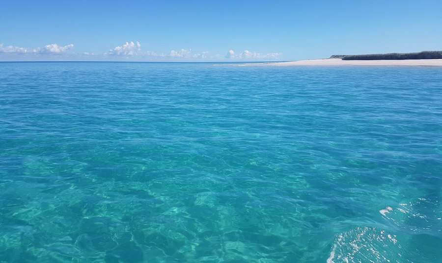 Swimming at Fraser Island