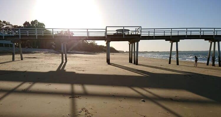 Sunset From The Hervey Bay Beaches