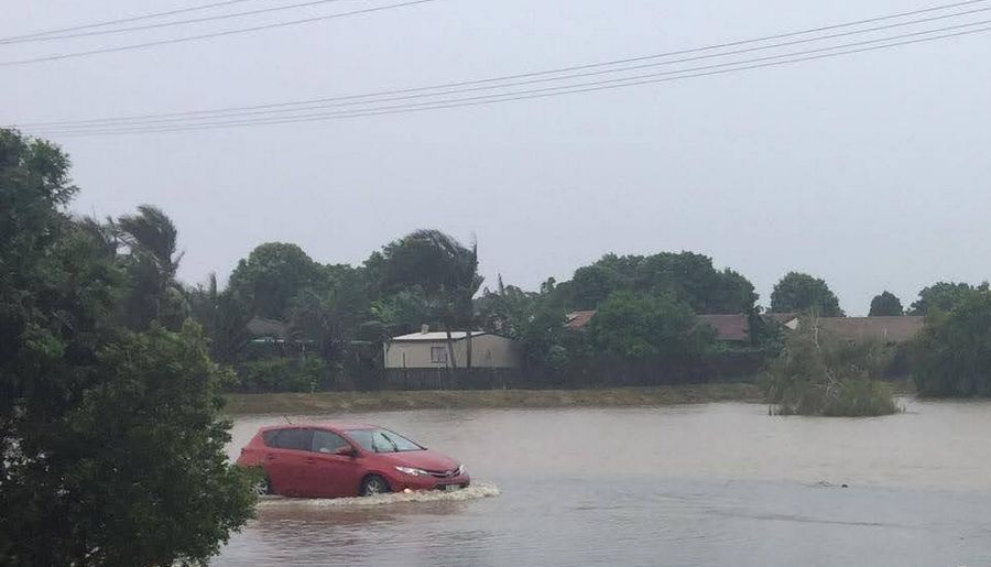 Flooding Hervey Bay