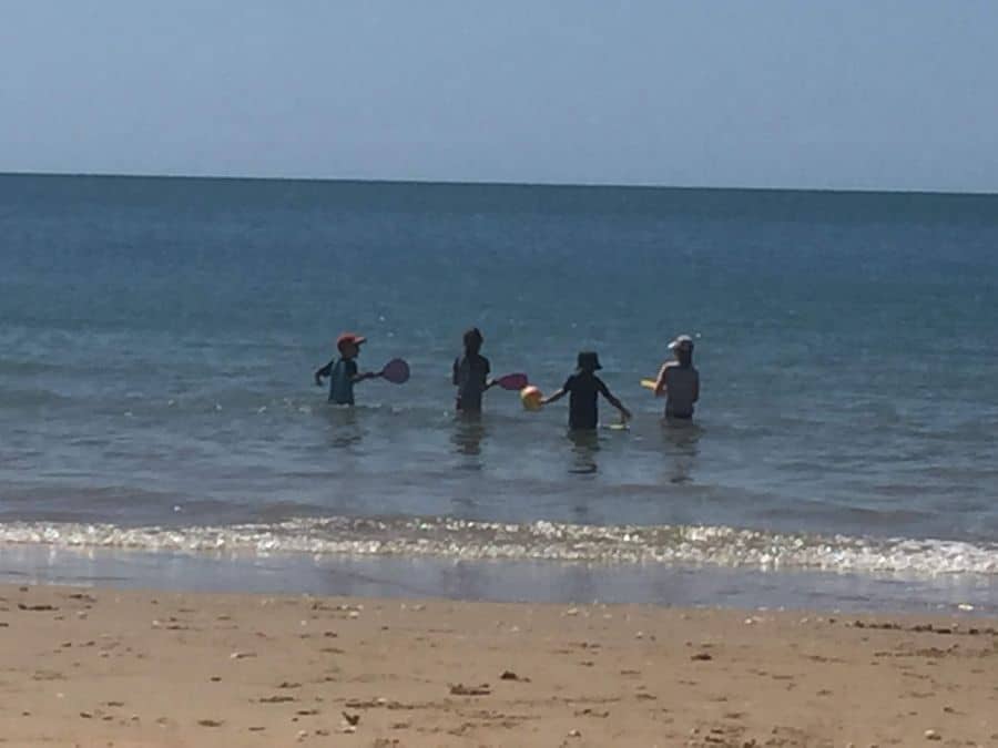 Swimming In Hervey Bay Warm Waters