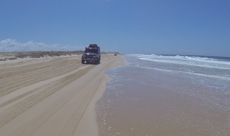 4wd to fraser island