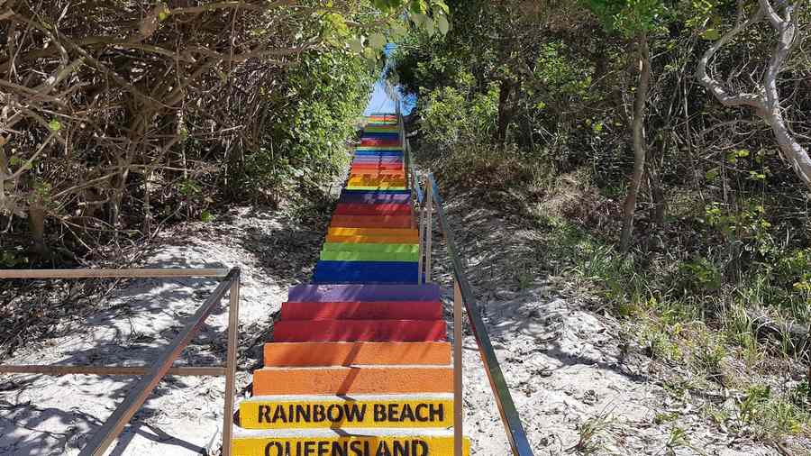 rainbow beach steps