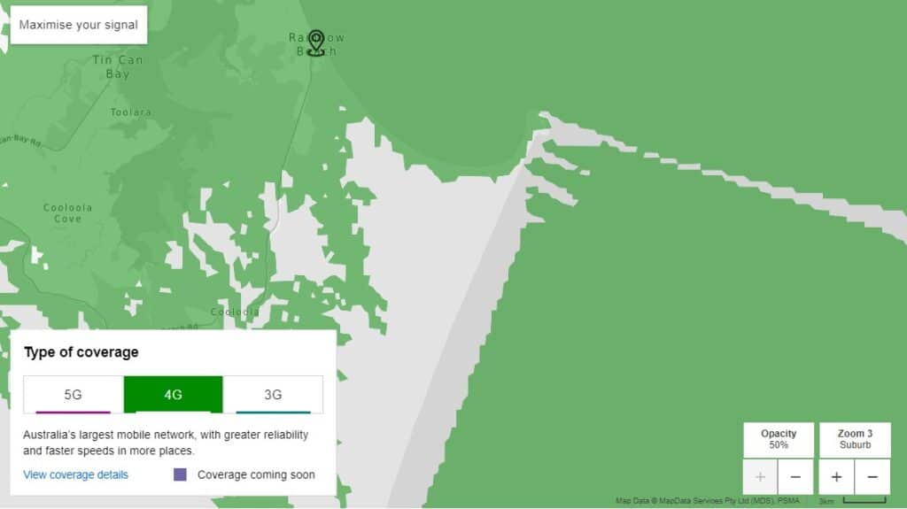 telstra double island point