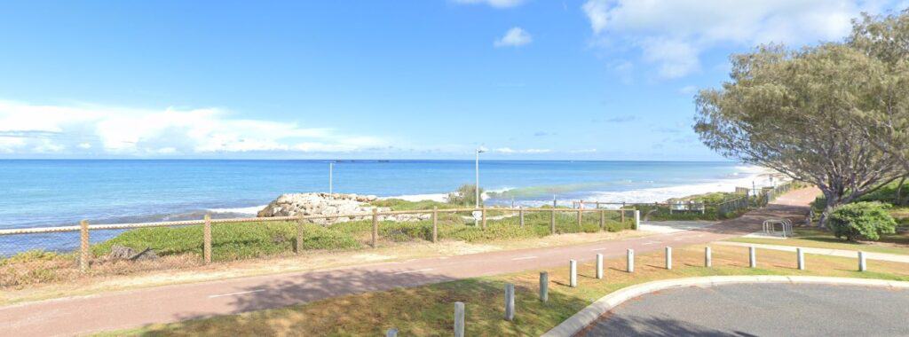 burns beach views